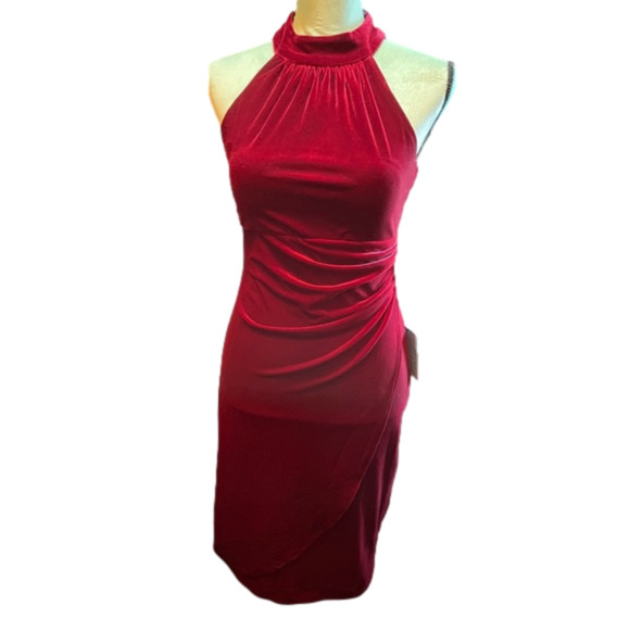 Vince Camuto Dresses & Skirts - VINCE Camuto Draped Velvet Cocktail Dress NWT